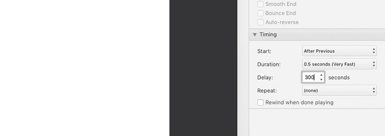 Sử dụng tab Timing trong cửa sổ Animation Pane l&agrave; một c&aacute;ch s&aacute;ng tạo.
