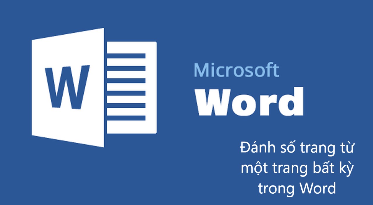 đ&aacute;nh số trang trong Word 