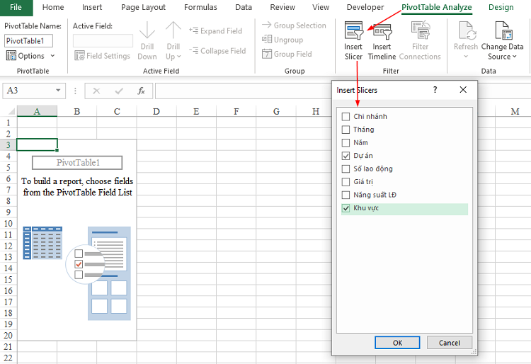 Pivottable là gì? Cách sử dụng hàm Pivot Table trong excel