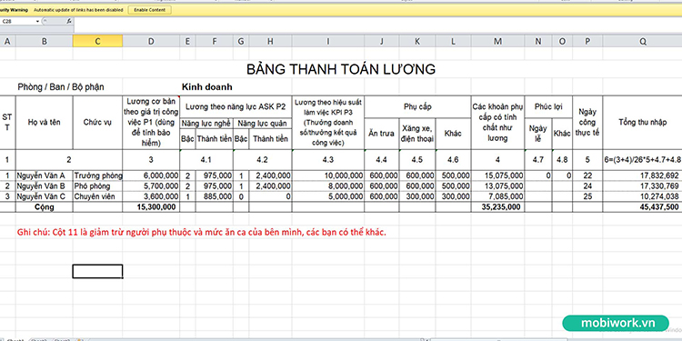 C&aacute;ch đăng k&yacute; mẫu bảng lương 