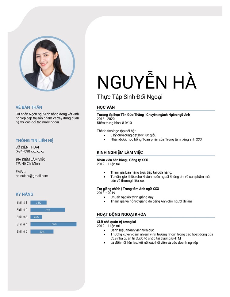 c&aacute;ch viết cv d&agrave;nh cho sinh vi&ecirc;n mới ra trường