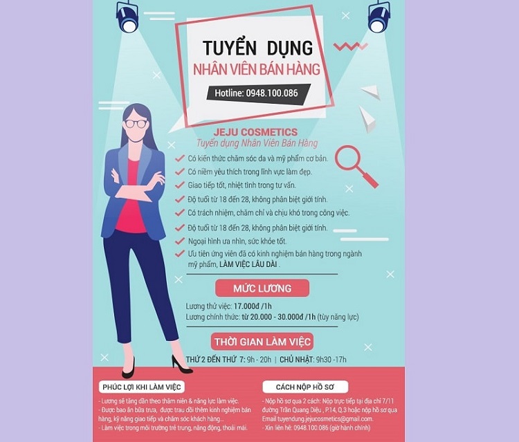 poster tuyển dụng l&agrave; g&igrave;