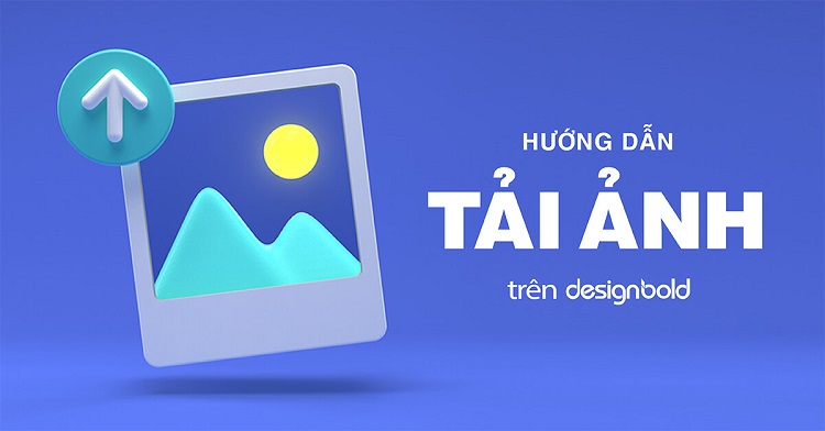 th&ecirc;m ảnh tr&ecirc;n designbold