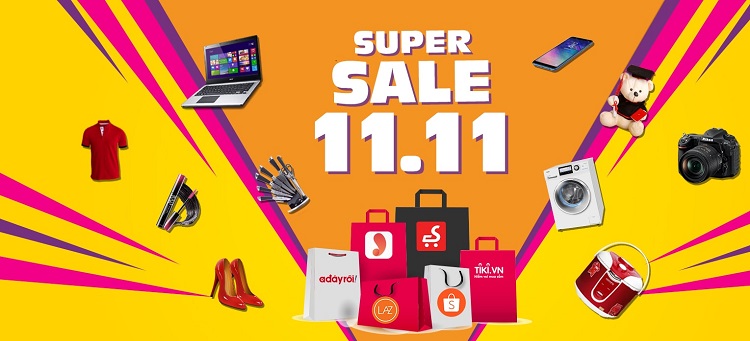 Ngày hội săn sale Shopee 11.11 lớn nhát năm