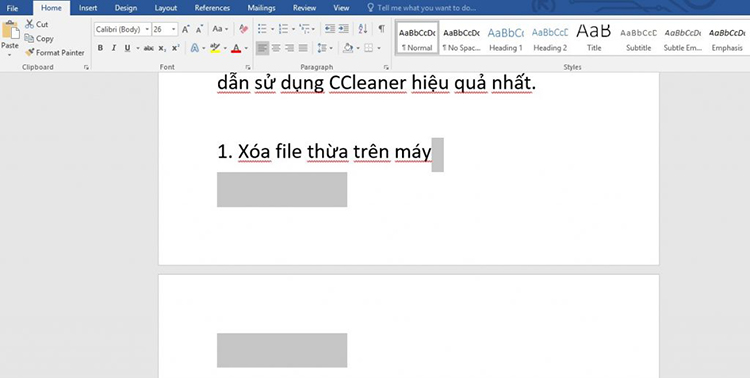 C&aacute;ch x&oacute;a trang trắng trong word l&agrave; g&igrave; 1