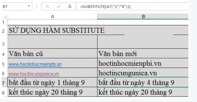 lấy ra 1 k&yacute; tự trong bảng excel