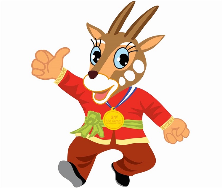 Linh vật Sao La trong Sea Games 2021