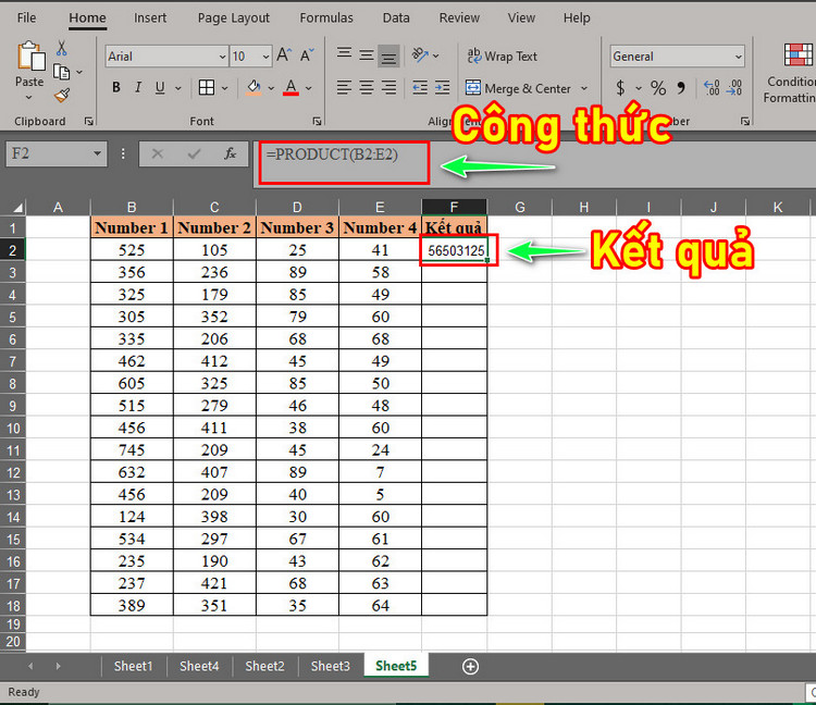 H&agrave;m nh&acirc;n trong excel 3
