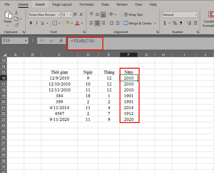 h&agrave;m nh&acirc;n trong excel