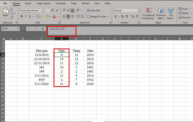 H&agrave;m YEAR được sử dụng trong Excel để trả v&ecirc;̀ gi&aacute; trị l&agrave; năm trong &ocirc; Excel. Gi&aacute; trị ngày được trả về ở dạng s&ocirc;́ nguy&ecirc;n từ 1900 đến 9999 C&uacute; ph&aacute;p h&agrave;m: =YEAR(serial_number) Trong đ&oacute;: serial_number: đối số bắt buộc, l&agrave; gi&aacute; trị ngày, th&aacute;ng, năm m&agrave; bạn muốn t&aacute;ch ra năm