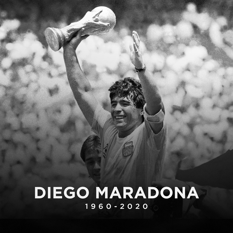 Huyền thoại Maradona qua đời