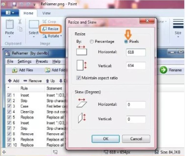 C&aacute;ch Resize ảnh bằng Paint