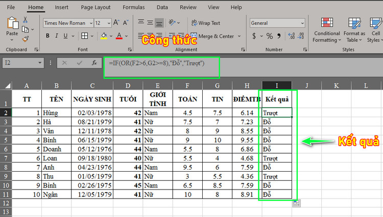 H&agrave;m IF trong excel 5