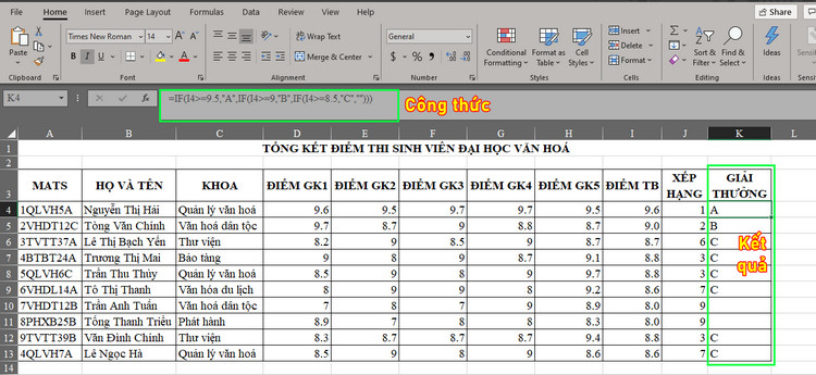 H&agrave;m IF trong excel 9