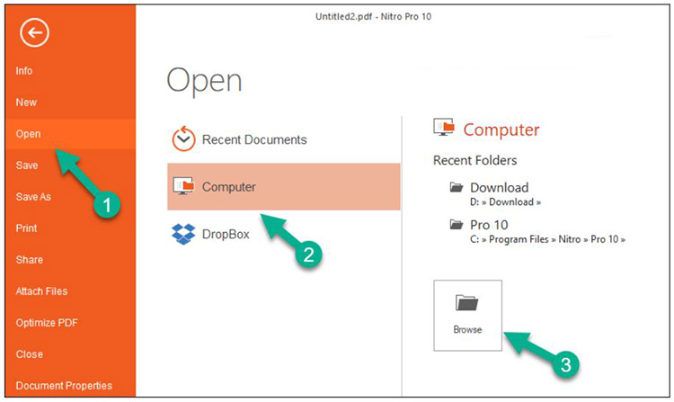 Chỉnh sửa file PDF bằng phần mềm Nitro PDF