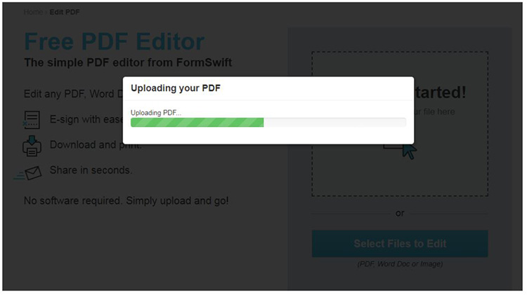 Qu&aacute; tr&igrave;nh tải file PDF l&ecirc;n