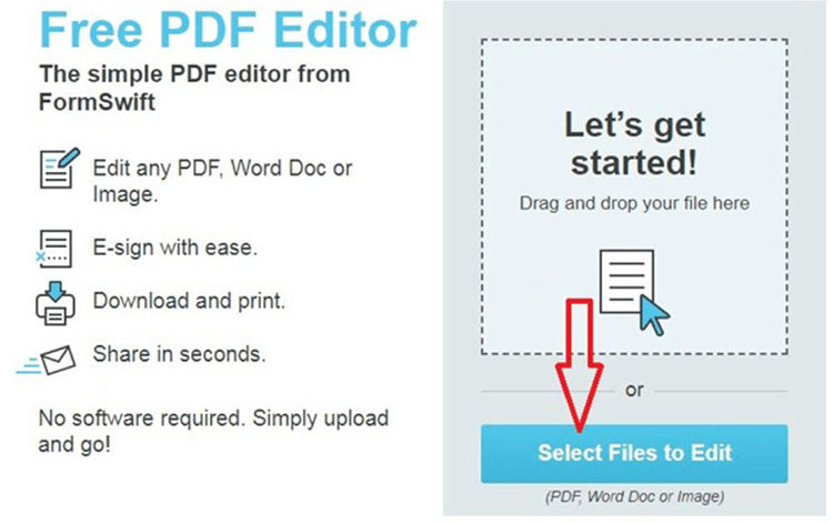 tải file PDF cần chỉnh sửa