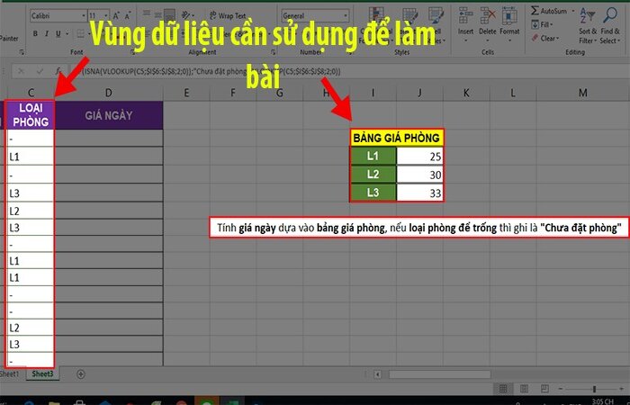 C&aacute;ch sử dụng h&agrave;m ISNA trong Excel