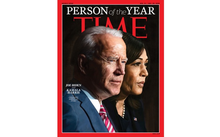 Tạp chí Time công bố Joe Biden trở thành Nhân vật của năm 2020
