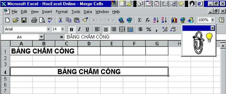 Ph&iacute;m tắt Merge Cell l&agrave; g&igrave;? Những giải th&iacute;ch v&agrave; phương ph&aacute;p sử dụng về ph&iacute;m tắt Merge Cell