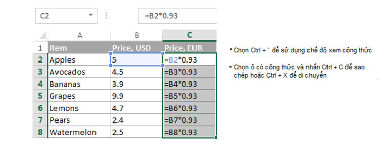 C&aacute;ch 2: Sử dụng sao ch&eacute;p thủ c&ocirc;ng để thực hiện c&aacute;ch copy sheet trong Excel