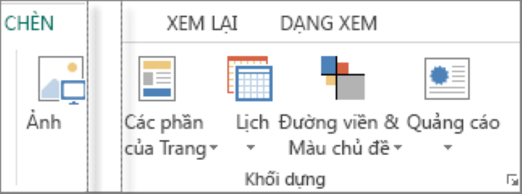 Những phương ph&aacute;p sau đ&acirc;y hướng dẫn bạn th&ecirc;m khối dụng trong Microsoft Publisher l&agrave; g&igrave;