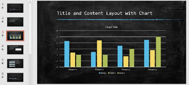 Mẫu powerpoint đẹp cho bảng đen