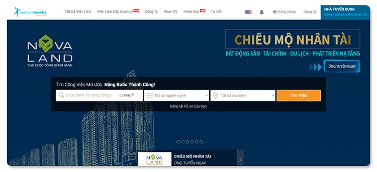 C&aacute;c trang tuyển dung chất lượng 