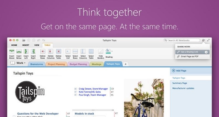 microsoft onenote