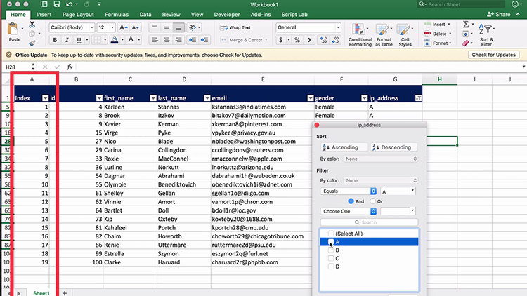 c&aacute;ch đ&aacute;nh số thứ tự trong excel 2010