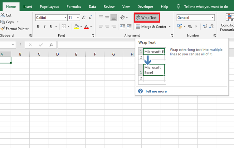 Xuống d&ograve;ng trong &ocirc; excel 0