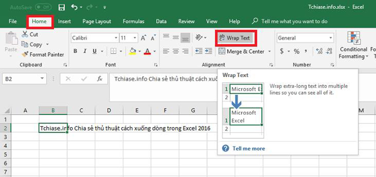Xuống d&ograve;ng trong &ocirc; excel 4