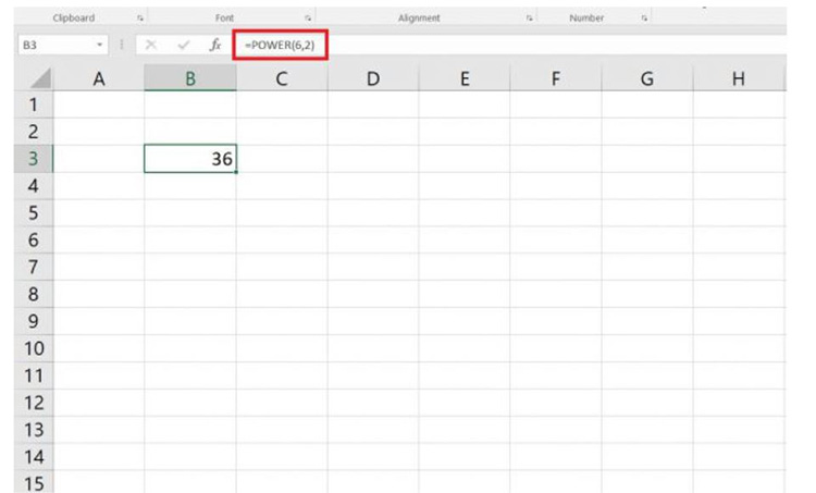 Hàm POWER trong Excel