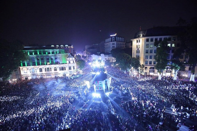 Điểm bắn pháo hoa tết dương lịch