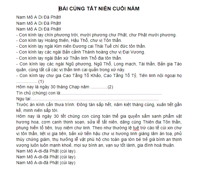 B&agrave;i c&uacute;ng tất ni&ecirc;n cuối năm