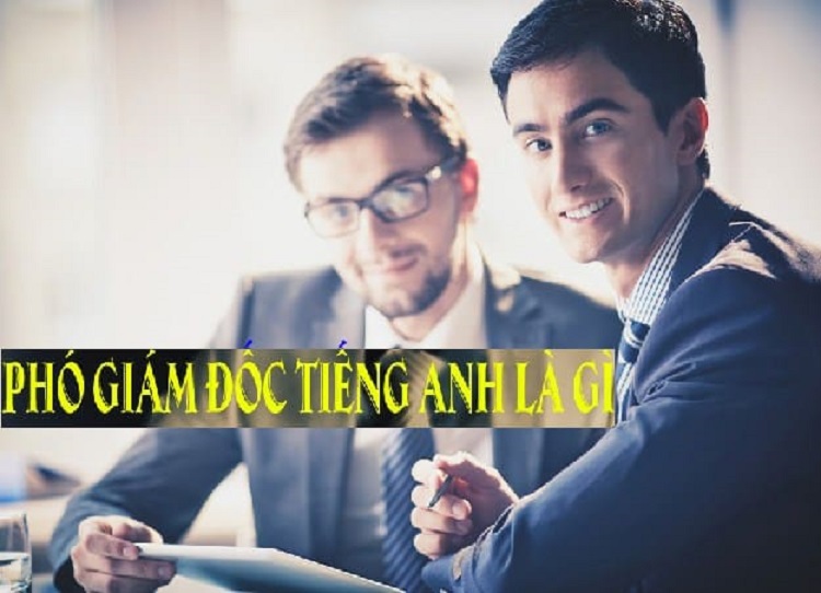 Ph&oacute; gi&aacute;m đốc tiếng anh l&agrave; g&igrave;? 