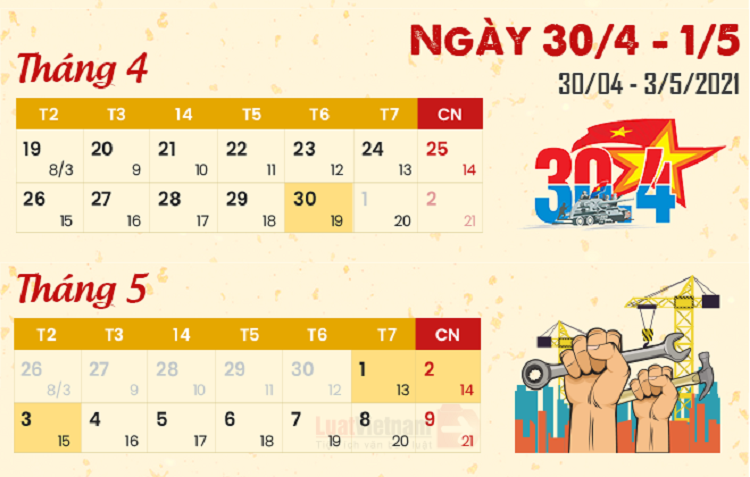 Ng&agrave;y giải ph&oacute;ng 
