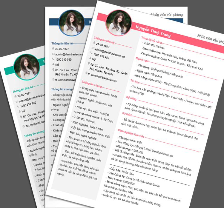 Lựa chọn khổ giấy l&agrave;m mẫu CV