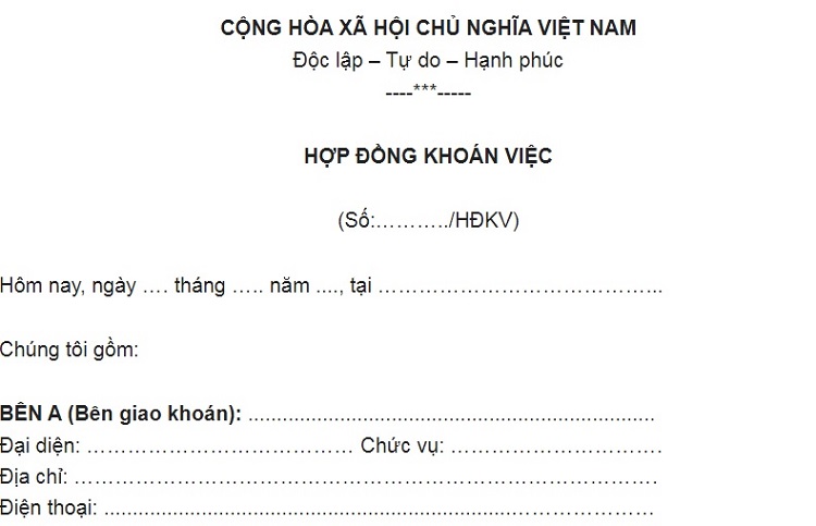 hợp đồng kho&aacute;n việc c&oacute; phải đ&oacute;ng bảo hiểm x&atilde; hội kh&ocirc;ng