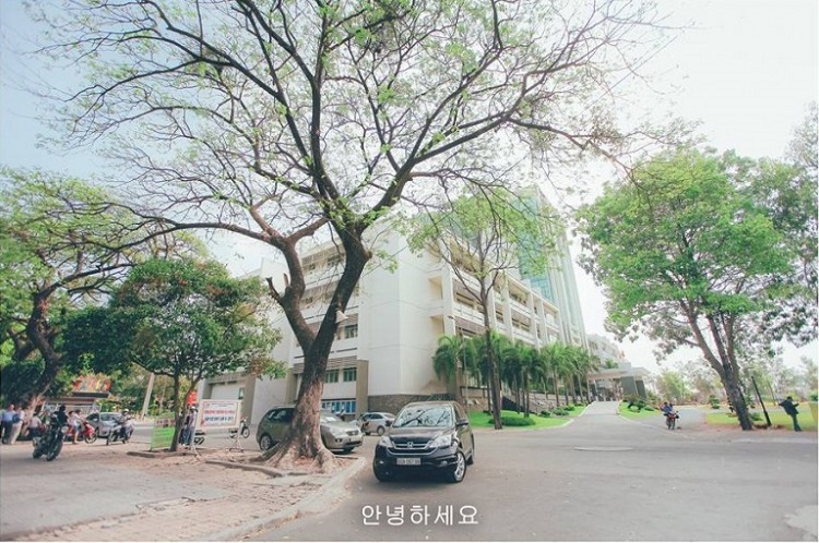 khuôn viên đẹp