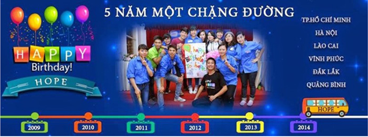 C&acirc;u lạc bộ t&igrave;nh nguyện HOPE