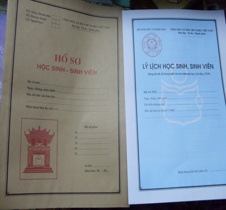Hồ sơ thi THPT quốc gia bao gồm những giấy tờ g&igrave;?