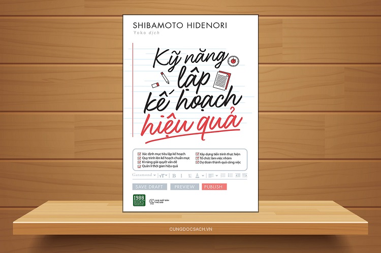 Cùng đọc và review sách “Kỹ năng lập kế hoạch hiệu quả”