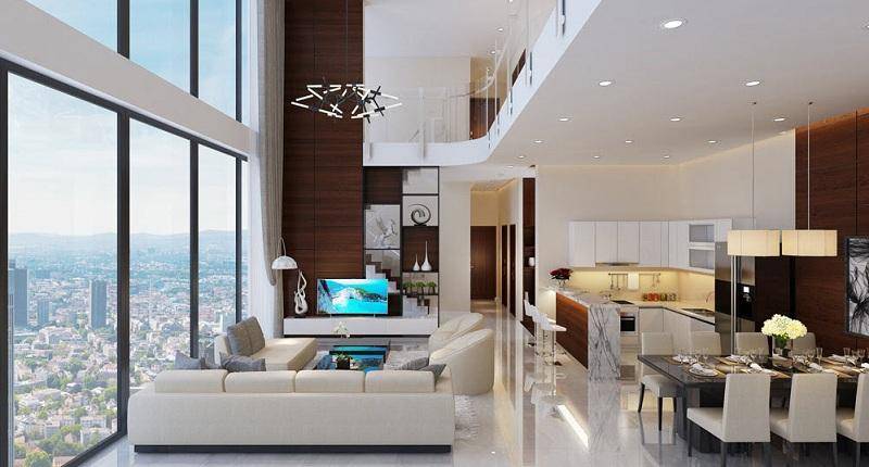 So s&aacute;nh penthouse v&agrave; studio