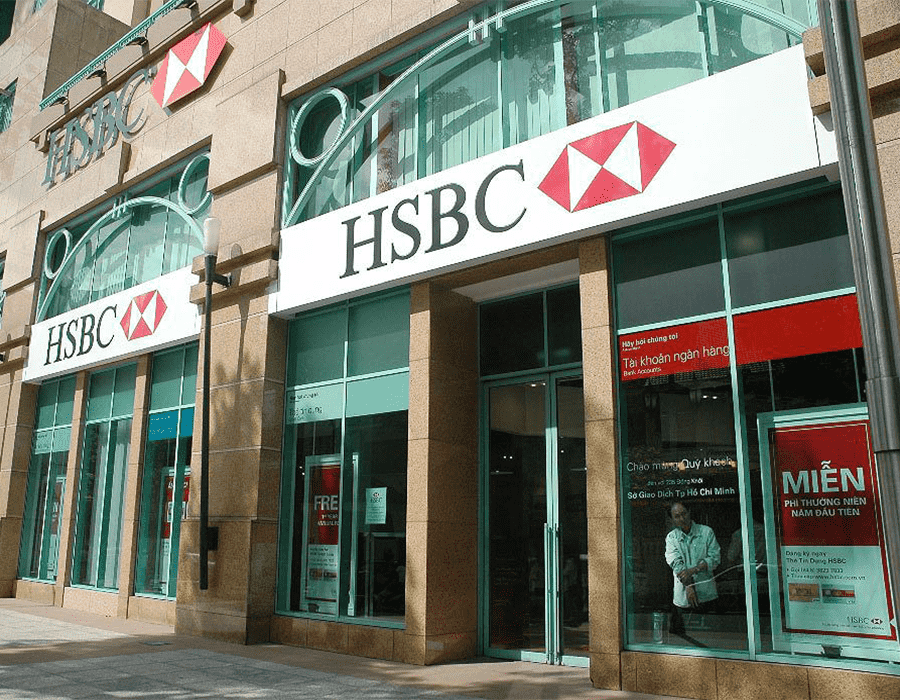 C&aacute;c chi nh&aacute;nh ng&acirc;n h&agrave;ng HSBC tại Việt Nam