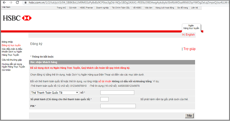 Lợi &iacute;ch khi đăng k&yacute;&nbsp;HSBC Vietnam Internet Banking