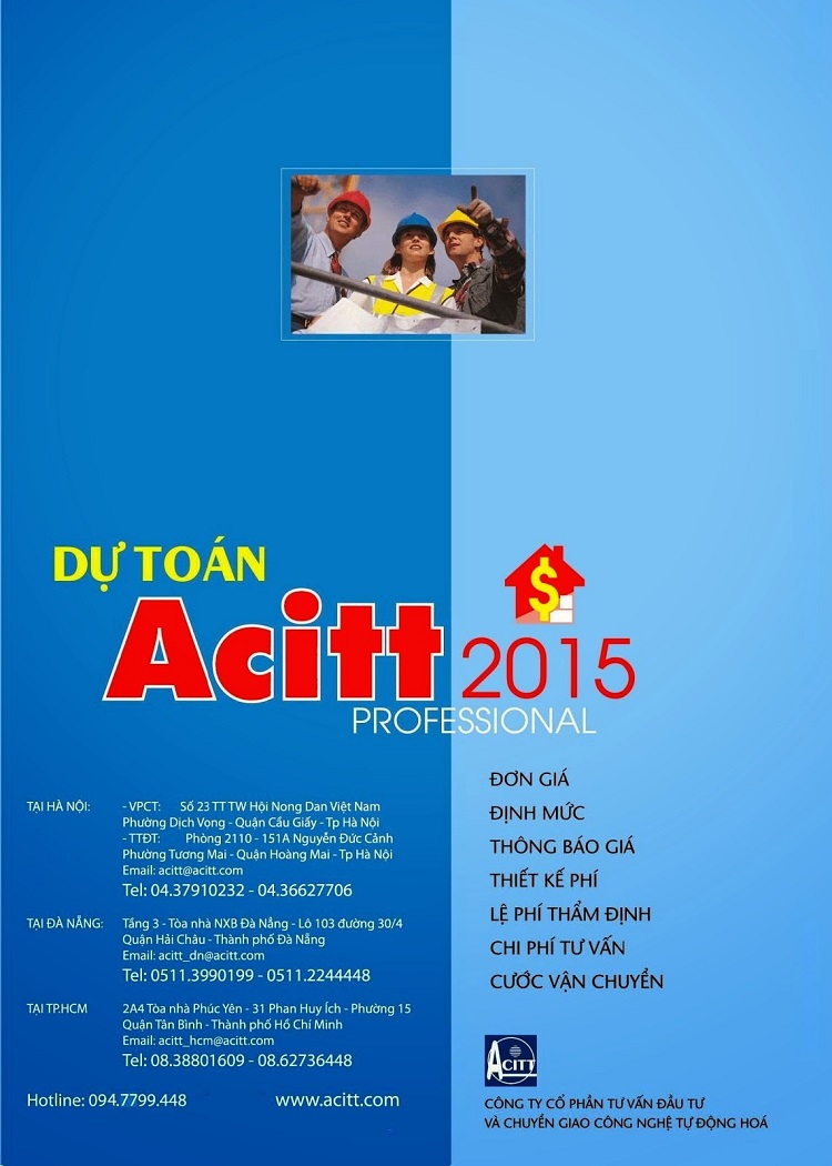 Phần mềm dự to&aacute;n c&ocirc;ng tr&igrave;nh Acitt l&agrave; g&igrave;?