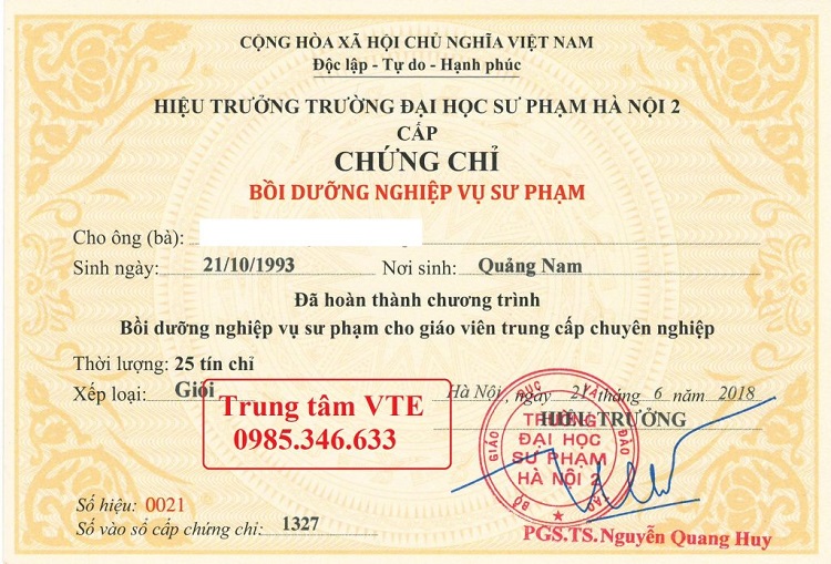1001 c&acirc;u hỏi li&ecirc;n quan đến chứng chỉ nghiệp vụ sư phạm
