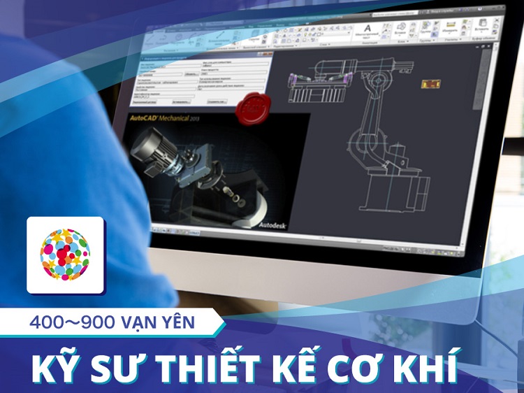 Mức thu nhập của kỹ sư thiết kế cơ kh&iacute;