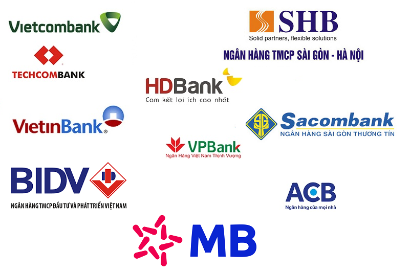 Danh s&aacute;ch c&aacute;c ng&acirc;n h&agrave;ng Việt Nam
